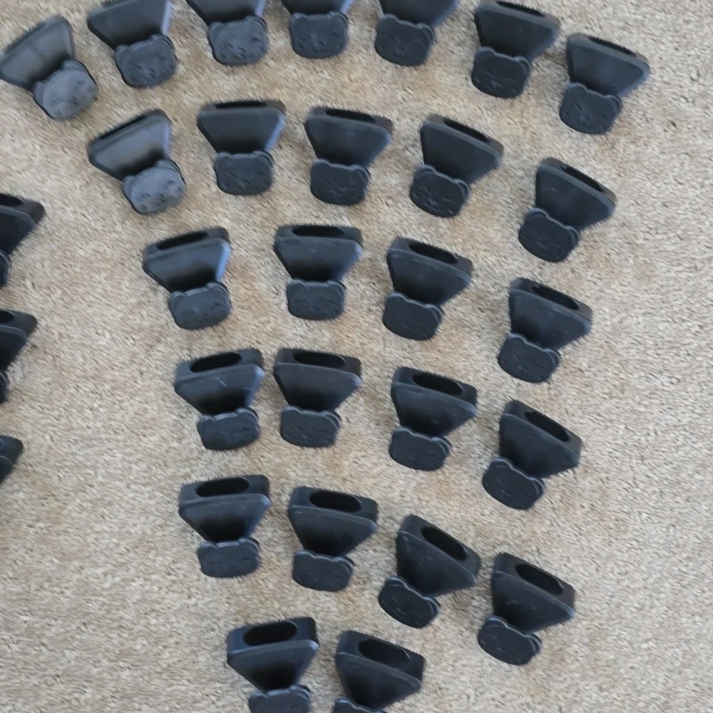 111 Black Plastic Closet Saver Organizers